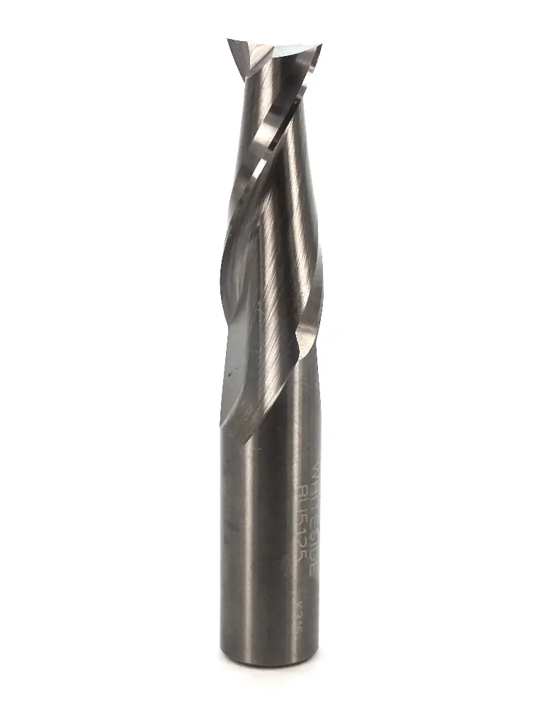 1/2" Up Cut Spiral Router Bit, 1/2" Cut Dia, 1-1/4" Cut Length, Whiteside RU5125