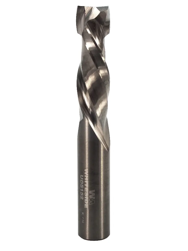 1/2" Compression Spiral Router Bit, 1/2" Cut Dia, 1-1/2" Cut Length, Whiteside UD5152
