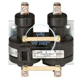 Mercury Relay, 35 Amp, Dbl Pole (2), 24VAC, Normally Open (NO) Contacts 