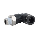 5/16" tube to 1/8" NPT pneumatic push-to-connect fitting, male, elbow, rotating