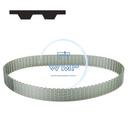 Cantek Edgebander, End Cutting Gear Belt, 10mm X 500mm