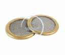 Homag Weeke, CNC Vacuum Pod Brass Filter Screen, 15mm Dia x .08mm
