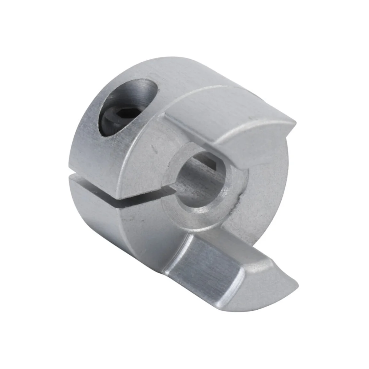 Sung-Il Machinery drive coupling hub, jaw type, aluminum alloy, clamp, size 14, 4mm bore. Requires SJC-14 series spiders.