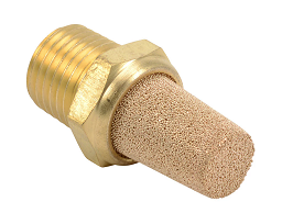 Pneumatic Exhaust Silencer, Exhaust Muffler, Cone Style, 3/8" NPT